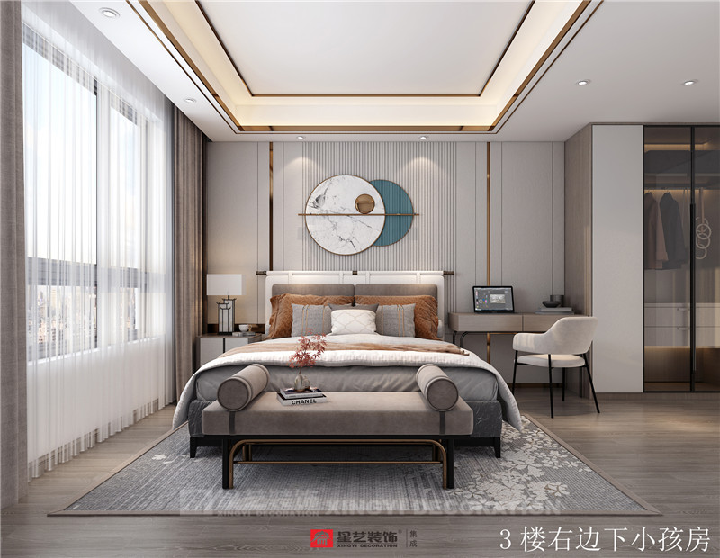 香语郡590平别墅小孩房装修效果图